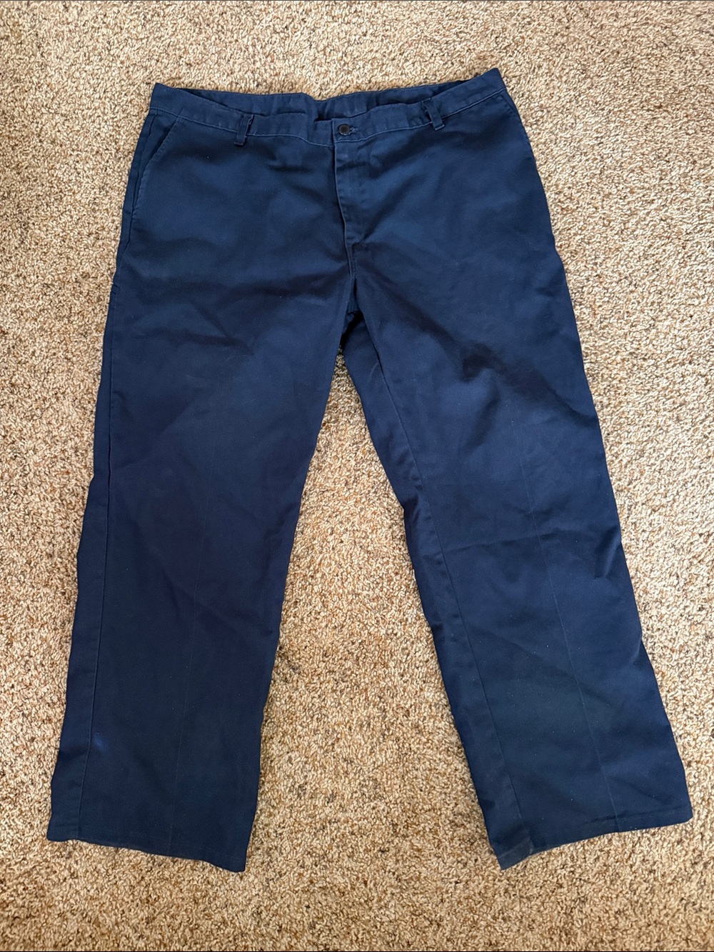 Dickies Navy Blue Baggy Leg Chinos